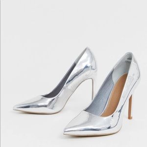 Asos Silver Pumps